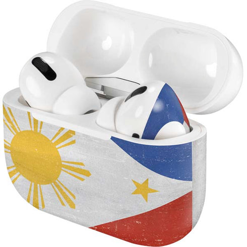 Philippines Flag Distressed AirPods Skins