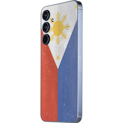 Philippines Flag Distressed Galaxy A35 5G Skin