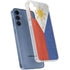 Philippines Flag Distressed Galaxy A55 5G Clear Case