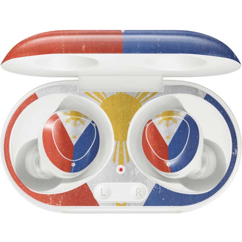 Philippines Flag Distressed Galaxy Buds Plus Skin