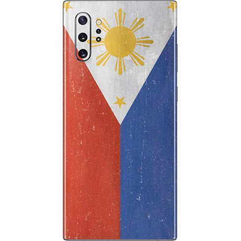Philippines Flag Distressed Galaxy Note 10 Plus Skin