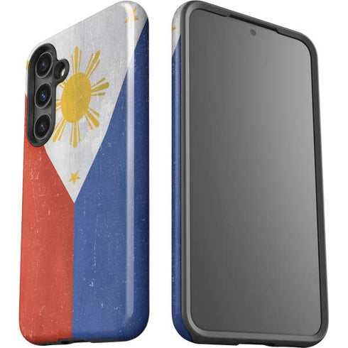 Philippines Flag Distressed Galaxy S25 Plus Impact Case
