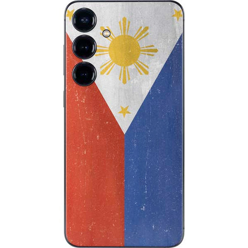 Philippines Flag Distressed Galaxy S25 Skin