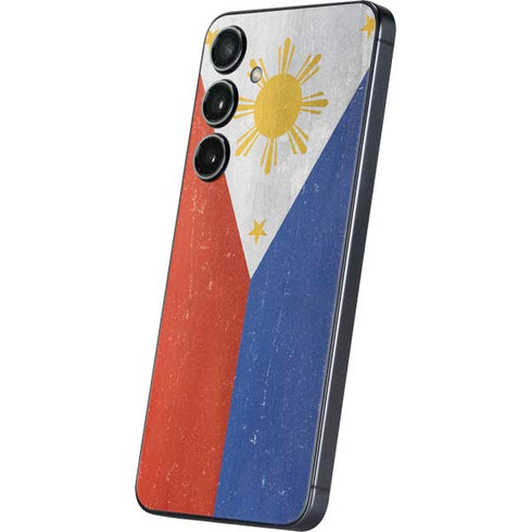 Philippines Flag Distressed Galaxy S25 Skin