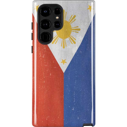 Philippines Flag Distressed Galaxy S25 Ultra Impact Case