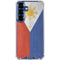Philippines Flag Distressed Galaxy S25 Clear Case