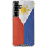 Philippines Flag Distressed Galaxy S26 Plus Clear Case