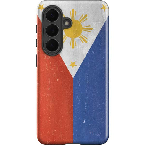Philippines Flag Distressed Galaxy S26 Plus Impact Case