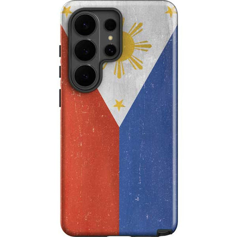 Philippines Flag Distressed Galaxy S26 Ultra Impact Case