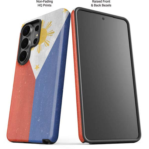 Philippines Flag Distressed Galaxy S26 Ultra Impact Case