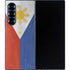 Philippines Flag Distressed Galaxy Z Fold6 Skin