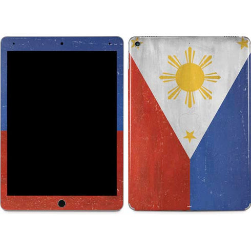 Philippines Flag Distressed iPad Skins