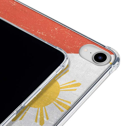 Philippines Flag Distressed iPad 11th Gen (2025) Clear Case