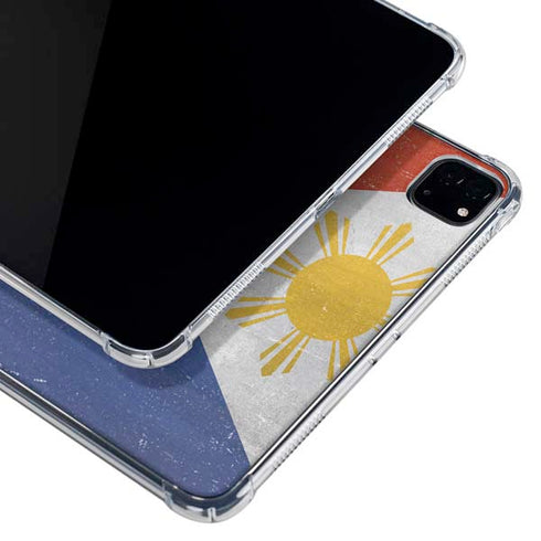 Philippines Flag Distressed iPad Pro 11in (2024) Clear Case