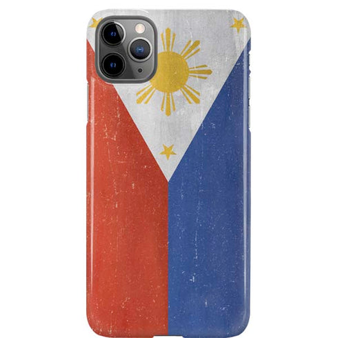 Philippines Flag Distressed iPhone Cases