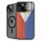 Philippines Flag Distressed iPhone 14 Kickstand Case