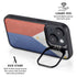 Philippines Flag Distressed iPhone 15 Kickstand Case
