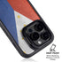 Philippines Flag Distressed iPhone 15 Pro Kickstand Case