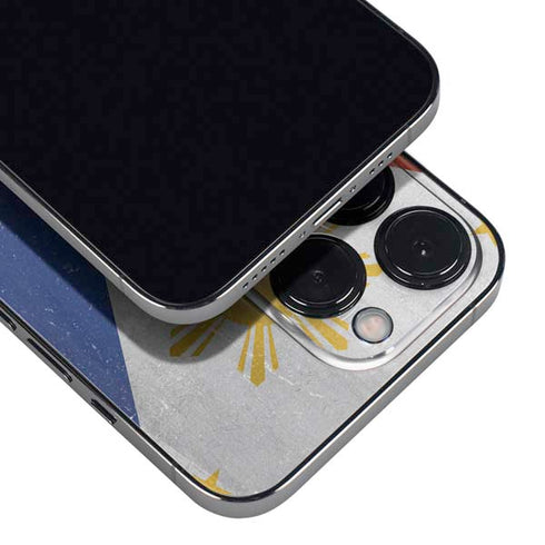 Philippines Flag Distressed iPhone 15 Pro Max Skin