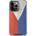 Philippines Flag Distressed iPhone 16 Pro Clear Case