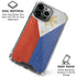 Philippines Flag Distressed iPhone 16 Pro Clear Case