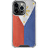 Philippines Flag Distressed iPhone 16 Pro Max Clear Case
