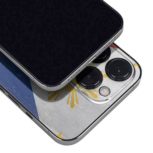Philippines Flag Distressed iPhone 16 Pro Skin