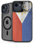 Philippines Flag Distressed iPhone 16e Kickstand Case