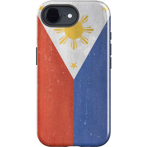 Philippines Flag Distressed iPhone 16e Impact Case