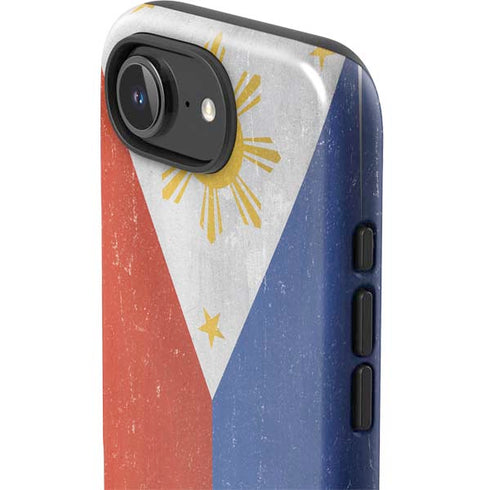 Philippines Flag Distressed iPhone 16e Impact Case