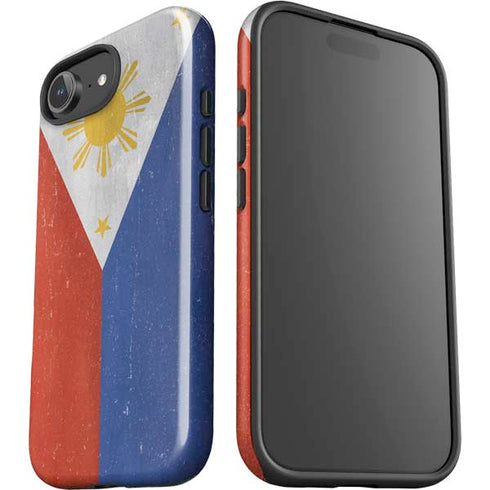 Philippines Flag Distressed iPhone 16e Impact Case