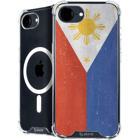 Philippines Flag Distressed iPhone 16e MagSafe Case