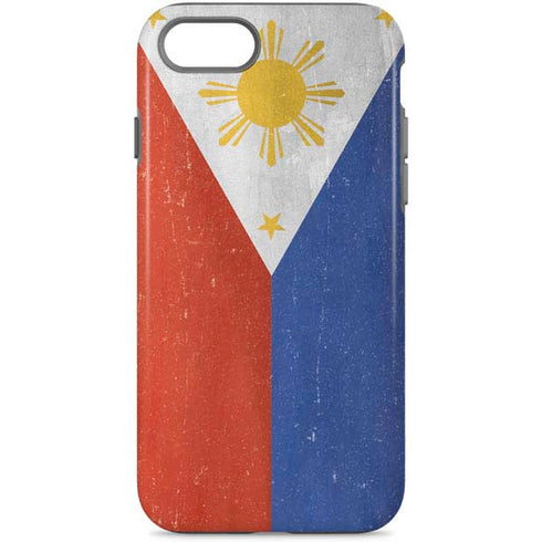 Philippines Flag Distressed iPhone Cases