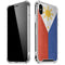 Philippines Flag Distressed iPhone X/XS Clear Case
