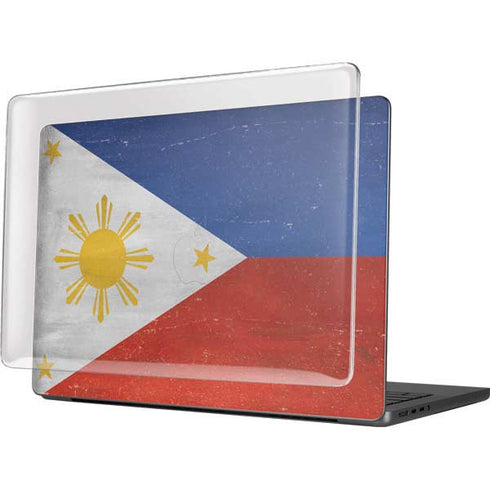 Philippines Flag Distressed MacBook Pro 14in (2021-24) Case plus Skin