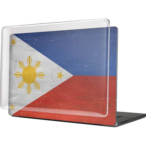 Philippines Flag Distressed MacBook Cases