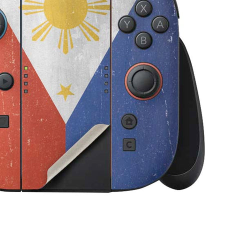 Philippines Flag Distressed Nintendo Switch 2 (2025) Joy-Con Controller Skin