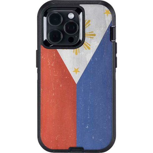 Philippines Flag Distressed Otterbox Defender iPhone Skin
