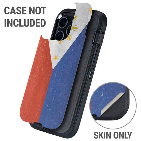 Philippines Flag Distressed Otterbox Defender iPhone Skin