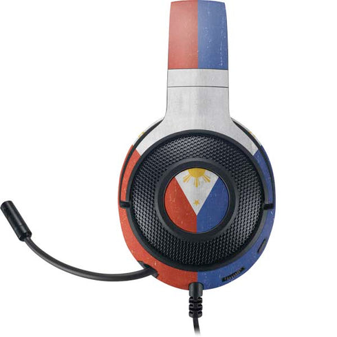 Philippines Flag Distressed Razer Kraken X Skin