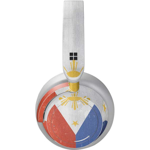 Philippines Flag Distressed Surface Headphones Skin