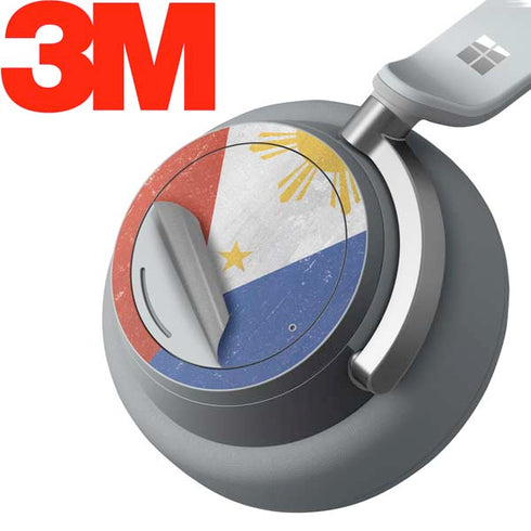 Philippines Flag Distressed Surface Headphones Skin