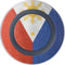 Philippines Flag Distressed Wireless Charger Skin