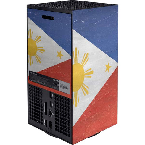Philippines Flag Distressed XBox Series X Digital Edition Bundle Skin