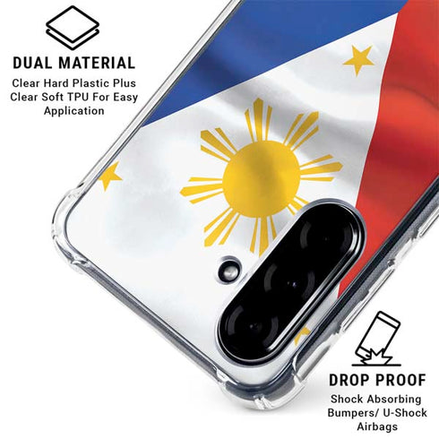 Philippines Flag Galaxy A36 5G Clear Case