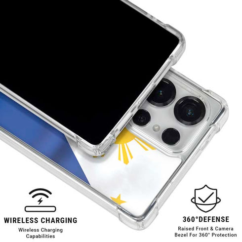 Philippines Flag Galaxy S25 Ultra Clear Case