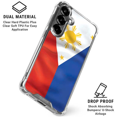 Philippines Flag Galaxy S26 Clear Case