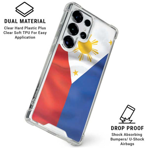 Philippines Flag Galaxy S26 Ultra Clear Case
