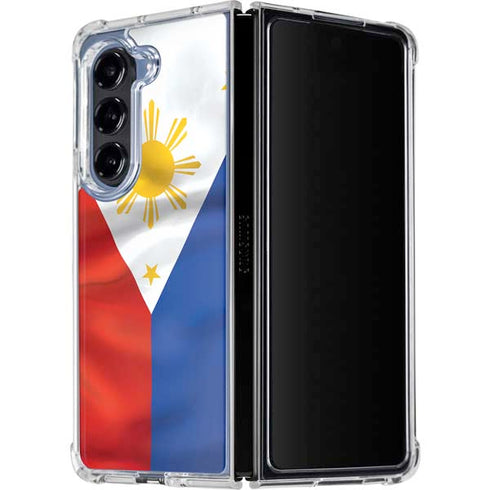 Philippines Flag Galaxy Z Fold5 5G Clear Case