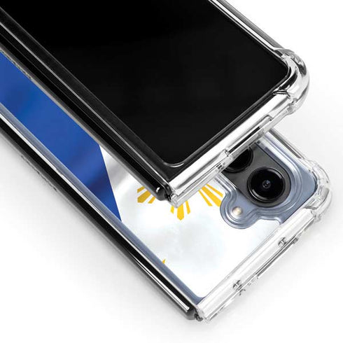 Philippines Flag Galaxy Z Fold5 5G Clear Case